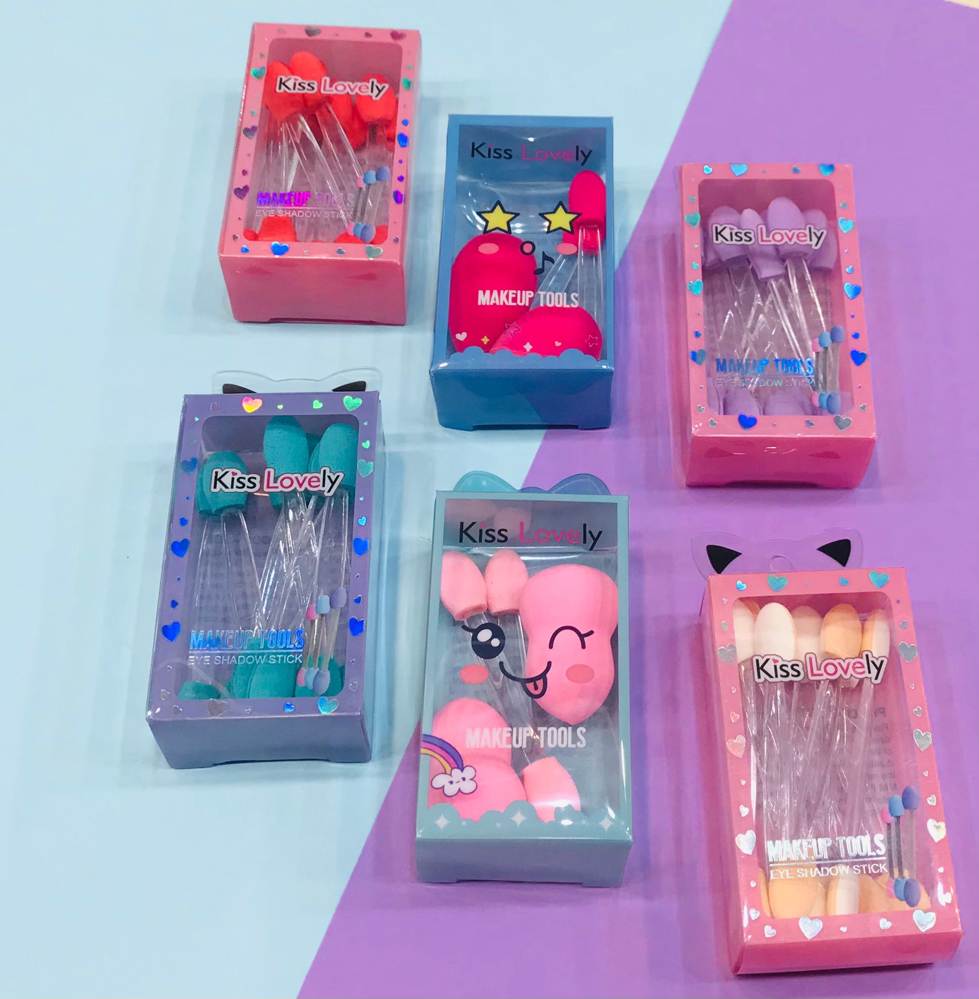 پد سایه اپلیکاتور سایه دوطرفه، اسفنج سایه دوطرفه، برس سایه دوطرفه، پد آرایشی دوطرفه، اپلیکاتور سایه چشم