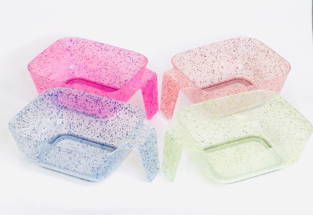 کاسه رنگ اکلیلی مکعب کاسه رنگ شیک اکلیلی، کاسه ترکیب رنگ آرایشی، کاسه رنگ مکعبی، کاسه رنگ مو اکلیلی، کاسه تاتو اکلیلی، کاسه رنگی زیبایی