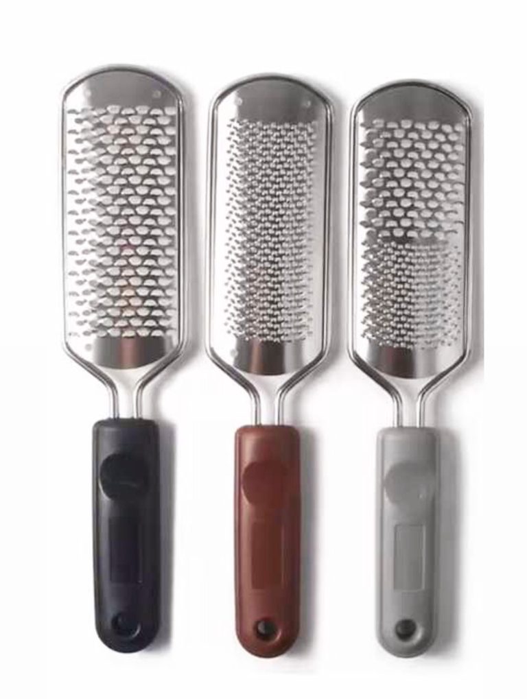 رنده کف پا، سنگ پا فلزی، رنده پدیکور، لایه‌بردار پا، ابزار پینه‌بردار، سوهان پا، تراشنده پوست پا