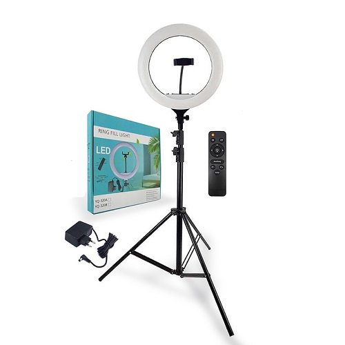 رینگ لایت آرایشی، رینگ لایت عکاسی، رینگ لایت YQ 420، رینگ لایت میکاپ، نورپرداز حلقه‌ای، چراغ حلقه‌ای، رینگ لایت حرفه‌ای، رینگ لایت تولید محتوا