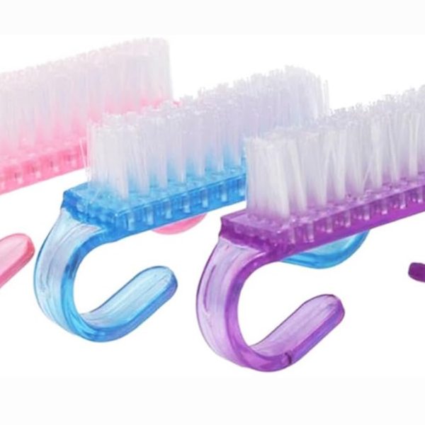 فرچه تمیزکننده ناخن، برس ناخن، فرچه کاشت ناخن، فرچه پاکسازی ناخن، برس تمیز کننده دست و ناخن، فرچه سوهان ناخن